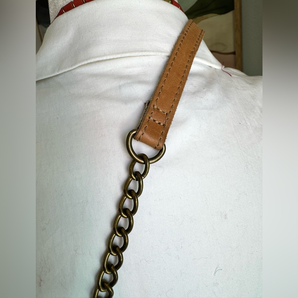 Schuler and Sons Leather Chain Strap Crossbody Bag - Picture 5 of 10